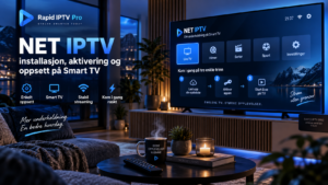NET IPTV: installasjon, aktivering og oppsett på Smart TV