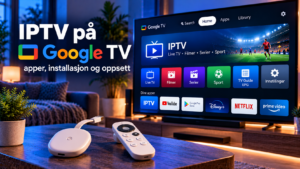 IPTV på Google TV: apper, installasjon og oppsett