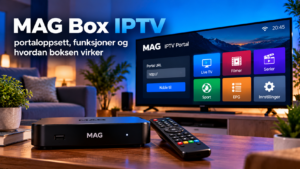 MAG Box IPTV: portaloppsett, funksjoner og hvordan boksen virker